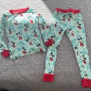 Little Sleepies x Disney Mickey Mouse Kids Pajama Set 2T